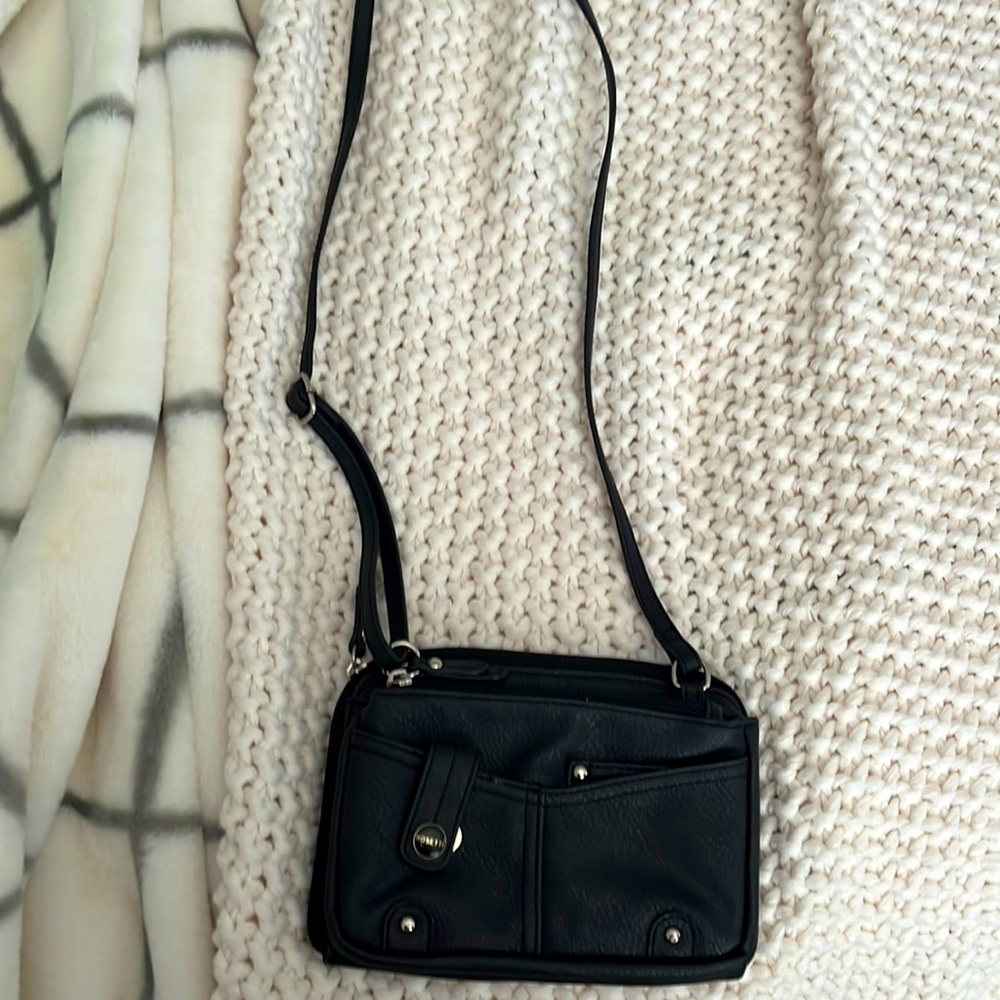Black Rossetti crossbody bag